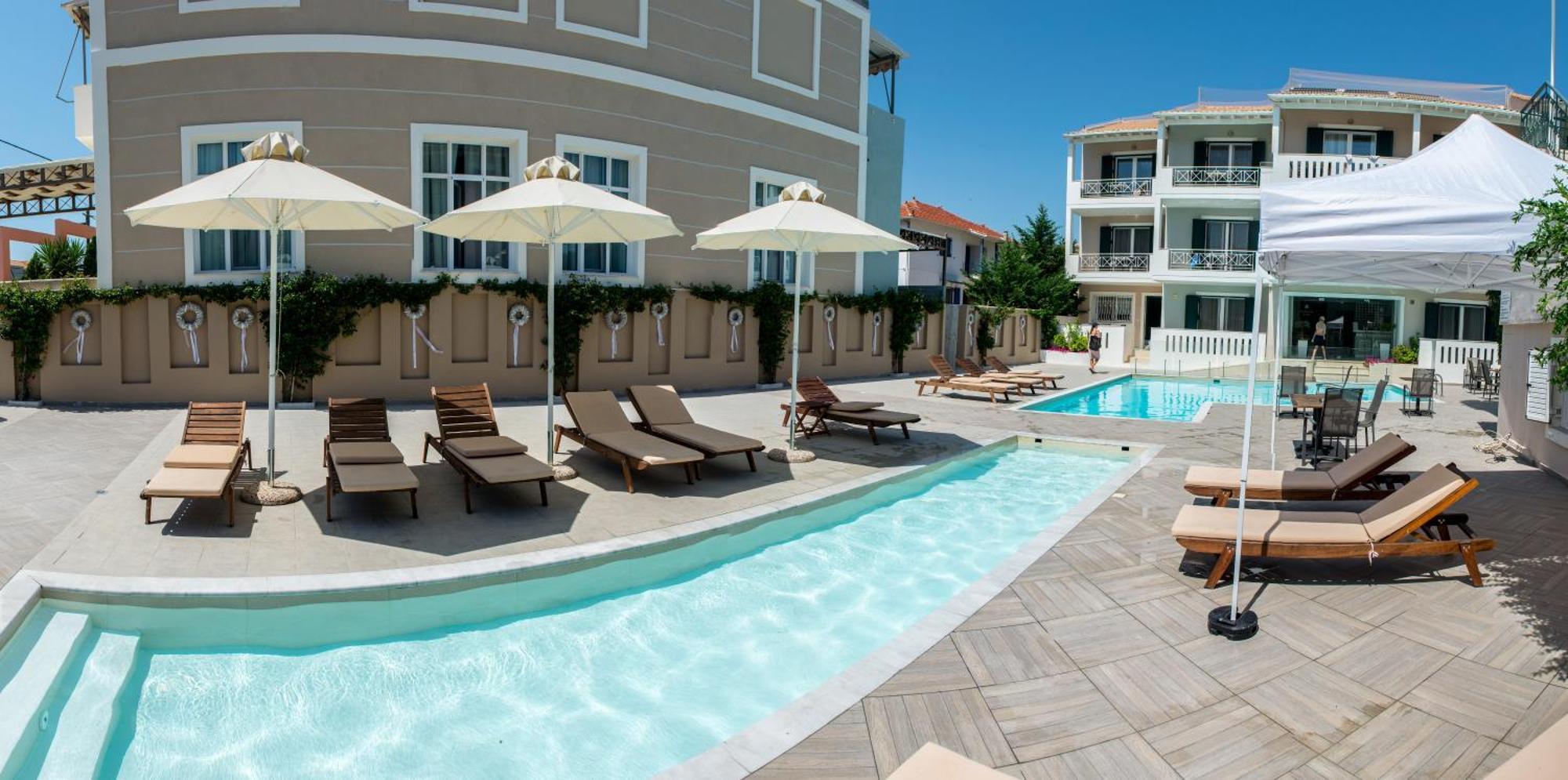 Lefkadio Suites Lefkada City ภายนอก รูปภาพ